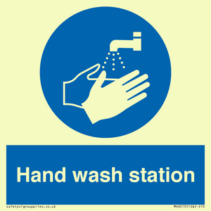 Hand wash station